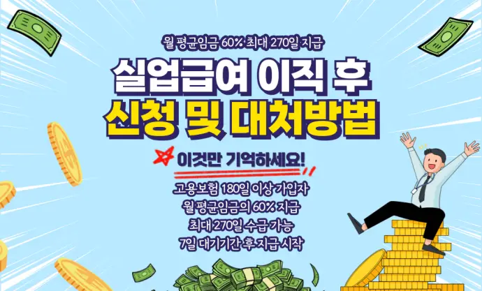 실업급여 이직 후 신청절차 및 대처방법